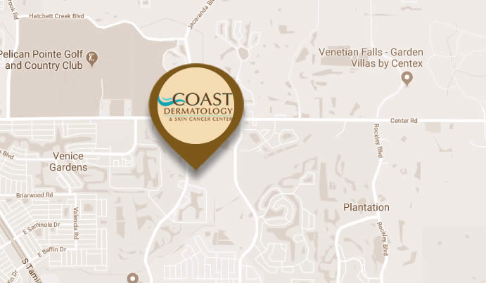 Coast Dermatology Location Map